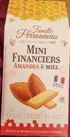 Mängden socker i Mini financiers Amandes et Miel