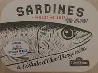 Mängden socker i Sardines à l'huile d'olive vierge extra