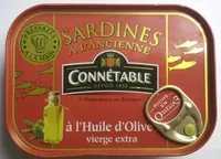 Mängden socker i Sardines à l'ancienne à l'huile d'olive extra