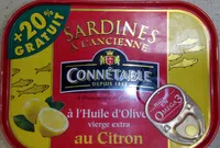 Mängden socker i Sardine à l'ancienne à l'huile d'olive vierge extra au citron