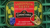 Mängden socker i Connétable Sardinen Filets in native Olivenöl extra