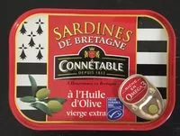 Mängden socker i Sardines de Bretagne MSC huile olive 135g Cble