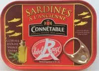 Mängden socker i Sardines huile olive v.e. Label Rge 135g Cble
