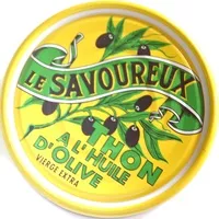 Mängden socker i Le Savoureux - Thon Entier à l'Huile d'Olive Vierge Extra