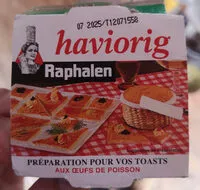 Mängden socker i Haviorig Raphalen,