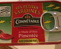 Mängden socker i Les petites sardines à l'huile pimentée