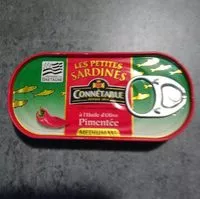 Mängden socker i Connétable Les Petites Sardines à l'huile d'olive pimentée medi... les 3 boites de 41,25 g net égoutté