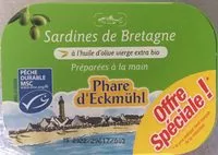 Mängden socker i Sardines Bretagne Huile Olive X2