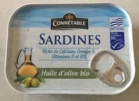 Mängden socker i Sardines à l'huile d'olive bio
