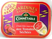 Mängden socker i Sardines à l'ancienne aux Tomates Séchées