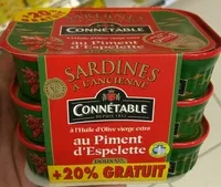 Mängden socker i Sardines à l'ancienne au Piment d'Espelette