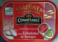 Mängden socker i Sardines aux échalotes de bretagne