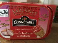 Mängden socker i Sardines aux echalotes de Bretagne