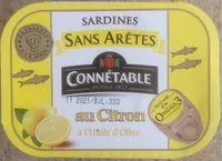 Mängden socker i Sardines au citron à l'huile d'olive