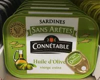 Mängden socker i Sardines huile olive