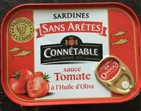 Mängden socker i Sardine à la tomate et à l\'huile d\'olives
