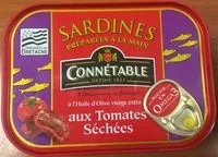 Mängden socker i Sardines aux tomates séchées