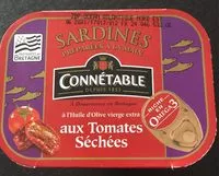 Mängden socker i Sardines aux tomates séchées