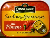 Mängden socker i Sardines généreuses au piment