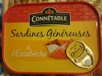 Mängden socker i Sardines Généreuses à l'Escabèche
