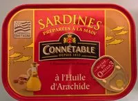 Mängden socker i Sardines à l'huile d'arachide