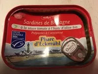 Mängden socker i Sardines de Bretagne à la Sauce Tomate à l'Huile d'Olive Bio