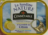 Mängden socker i La Sardine Nature et sa rondelle de Citron