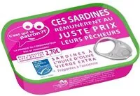 Mängden socker i Sardines à l'huile d'olive vierge extra préparées à l'ancienne