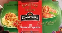 Mängden socker i Émiétté de Thon au piment d'Espelette