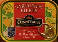 Mängden socker i Filets de Sardines au Citron et au Basilic