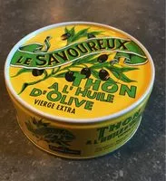 Mängden socker i Le savoureux - Thon à l'huile d'olive
