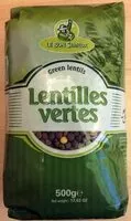 Mängden socker i Lentilles vertes - 500 g - Le Bon Semeur