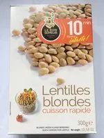 Mängden socker i Lentilles blondes précuites 10min