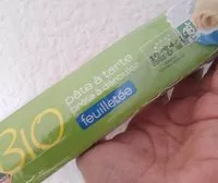 Mängden socker i Pâte a tarte feuilletée