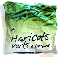 Mängden socker i Haricots verts extra-fins surgelés