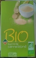 Mängden socker i Sucre de canne blond bio