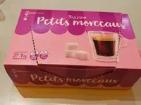 Mängden socker i Sucre petits morceaux