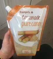 Mängden socker i Cassonade pure canne