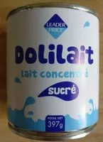 Mängden socker i Lait Concentré Sucré