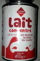 Mängden socker i Lait concentré (7,5 % MG)