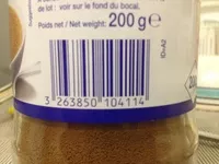 Mängden socker i Chicorée café soluble, Marque Leader Price