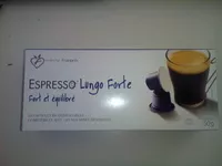 Mängden socker i espresso lungo forte