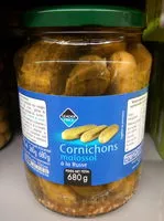 Mängden socker i Cornichons malossol à la Russe