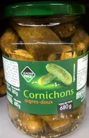 Mängden socker i Cornichons aigres-doux