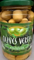Mängden socker i Olives vertes entières