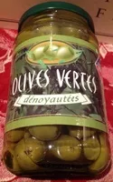 Mängden socker i Olives vertes dénoyautées