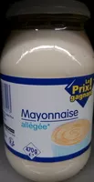 Mängden socker i Mayonnaise allégée