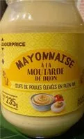 Mängden socker i Mayonnaise a la moutarde de dijon