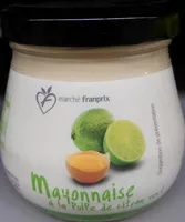 Mängden socker i Mayonnaise à la Pulpe de Citron Vert