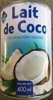 Mängden socker i Lait de coco